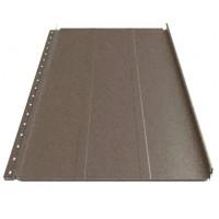Клікфальц Будсервіс "Преміум" П3 Relief iceCrystal mat Thyssen krupp 0.50 mm RAL 8019 Коричневий