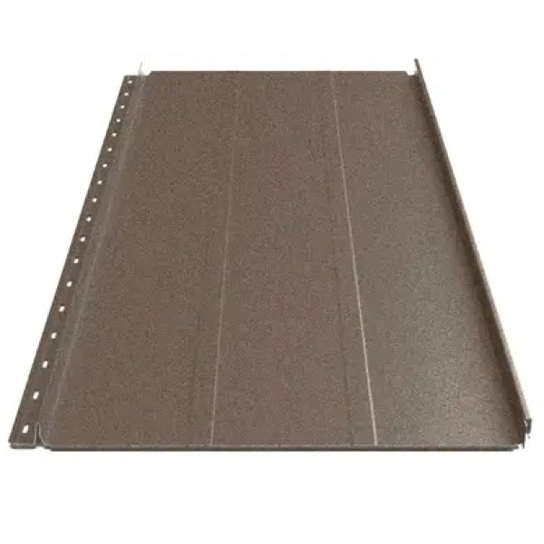 Клікфальц Будсервіс "Преміум" П3 Relief iceCrystal mat Thyssen krupp 0.50 mm RAL 8019 Коричневий