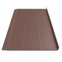 Кликфальц Стройсервис "Смарт" П2 Pladur wrinkle mat Thyssen krupp 0.50 mm RAL 8017 Коричневый