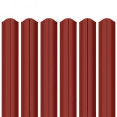 Ламель штахета Parkan Shop ультра матполіестер ArcelorMittal (Польща) 0,50мм RAL 3011 Червоний