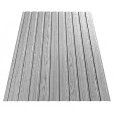 Профнастил Будсервіс Т-07 3D print Union Steel 0.40 mm Білий дуб