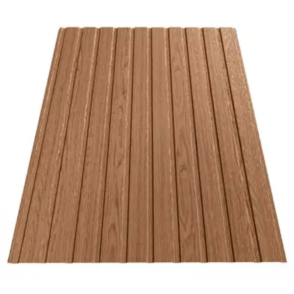 Профнастил Будсервіс Т-07 Print Union Steel 0.40 mm Світлий дуб