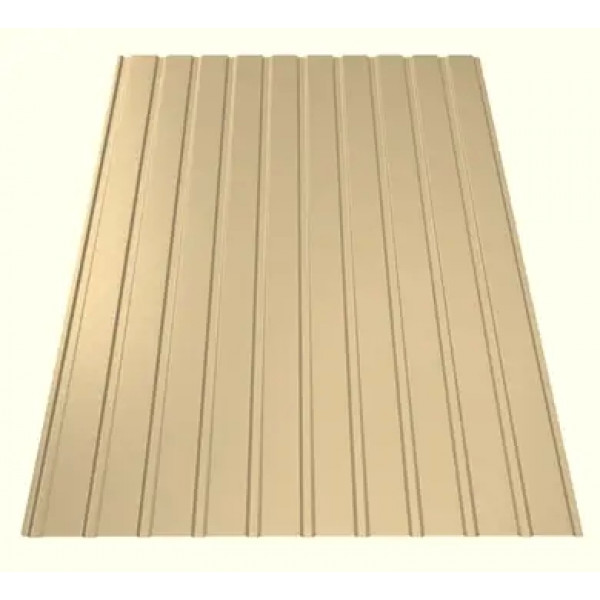 Профнастил Будсервіс Т-07 поліестер Модуль Україна 0.50 mm RAL 1015 Бежевий