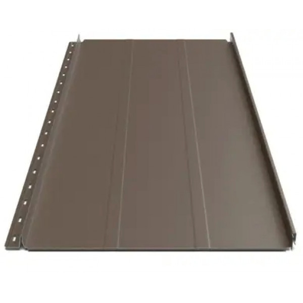 Клікфальц Будсервіс "Преміум" П3 Pladur wrinkle mat Thyssen krupp 0.50 mm RAL 8019 Коричневий