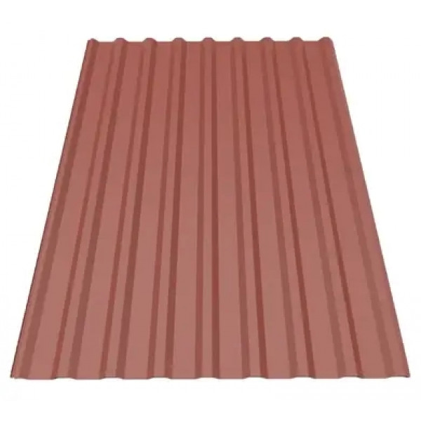 Профнастил Будсервіс Т-18 Pladur wrinkle mat Thyssen krupp 0.50 mm RAL 3009 Червоний