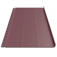 Клікфальц Будсервіс "Преміум" П3 ультра матполіестер ArcelorMittal (Польща) 0.50 mm RAL 3005 Червоний