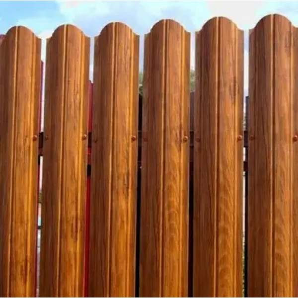 Ламель штахета Parkan Shop 3D print Union Steel 0,40мм Золотий дуб