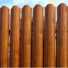 Ламель штахета Parkan Shop 3D print двохстор. Union Steel 0,40мм Золотий дуб