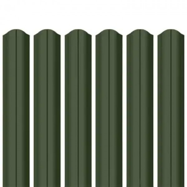 Ламель штахета Parkan Shop матполіестер ARVEDI 0,45мм RAL 6020 Зелений
