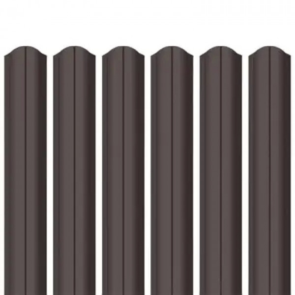 Ламель штахета Parkan Shop ультра матполіестер ArcelorMittal (Польща) 0,50мм RAL 8019 Коричневий