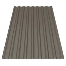 Профнастил Будсервіс Т-18 Pladur wrinkle mat Thyssen krupp 0.50 mm RAL 8019 Коричневий
