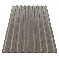 Профнастил Будсервіс Т-18 Relief iceCrystal mat Thyssen krupp 0.50 mm RAL 8019 Коричневий
