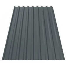 Профнастил Будсервіс Т-18 стін. Pladur wrinkle mat Thyssen krupp 0.50 mm RAL 7016 Графіт