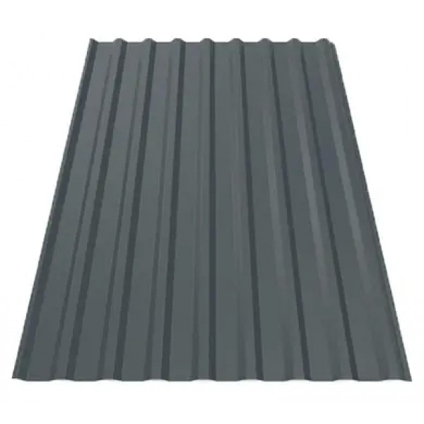 Профнастил Будсервіс Т-18 стін. Pladur wrinkle mat Thyssen krupp 0.50 mm RAL 7016 Графіт