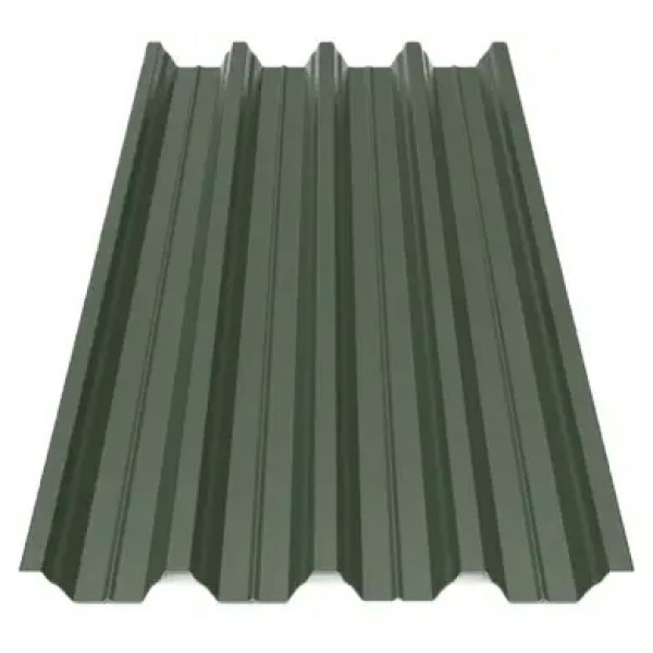 Профнастил Будсервіс Т-57 Quartz Petra Polyurethane mat ARVEDI 0.50 mm RAL 6020 Зелений