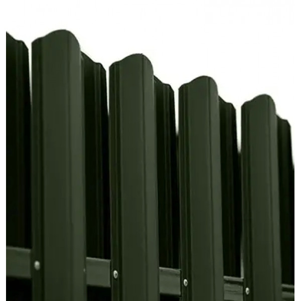 Ламель штахета Damet Parkan матполіестер Італія 0,45мм RAL 6020 Зелений