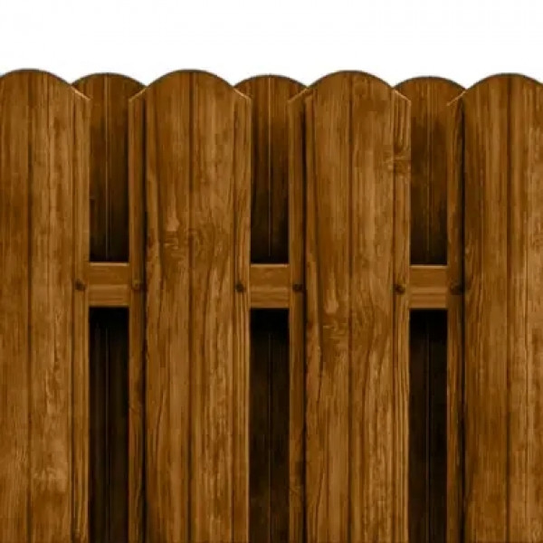 Ламель штахета Damet Parkan printech двохстор. Китай 0,40мм Золотий дуб 3Д/RAL