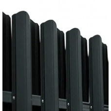 Ламель штахета Damet Parkan матполіестер Німеччина 0,50мм RAL 7016 Графіт