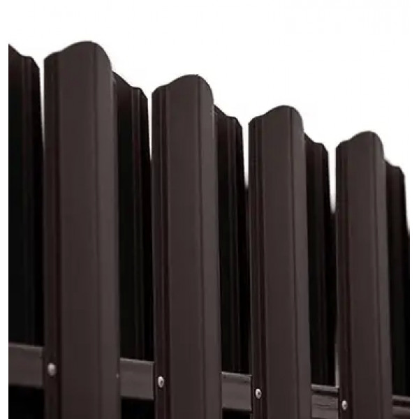 Ламель штакета Damet Parkan матполиэстер Австрия 0,50мм RAL 8019 Коричневый