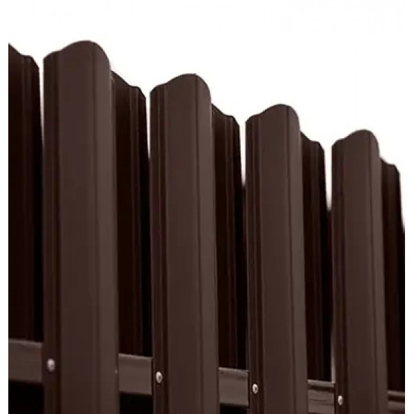 Ламель штахета Damet Parkan матполіестер Китай 0,43мм RAL 8017 Коричневий