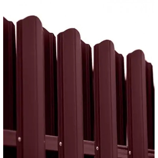 Ламель штахета Damet Parkan матполіестер Словаччина 0,45мм RAL 3005 Червоний