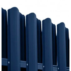 Ламель штахета Damet Parkan поліестер Китай 0,38мм RAL 5005 Синій