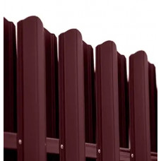 Ламель штахета Damet Parkan матполіестер Китай 0,43мм RAL 3005 Червоний