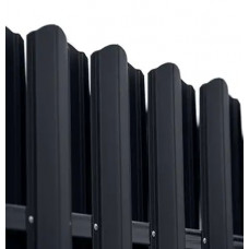 Ламель штахета Damet Parkan матполіестер Німеччина 0,50мм RAL 7024 Сірий