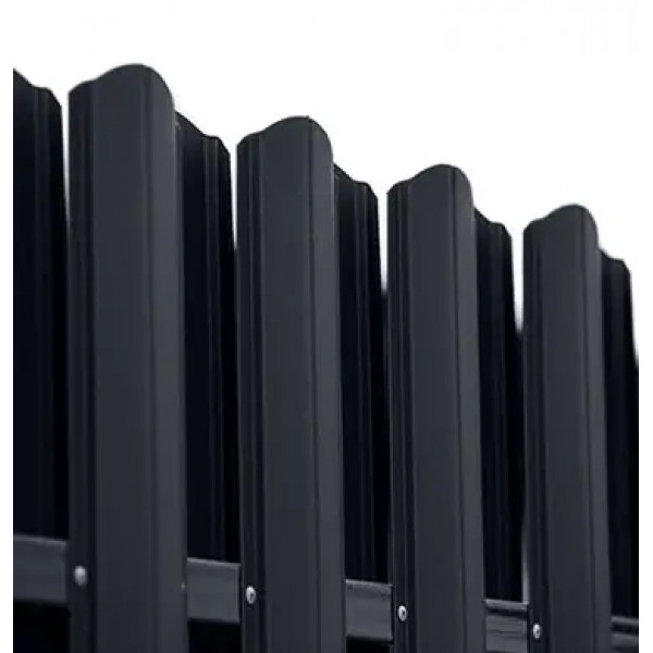 Ламель штахета Damet Parkan матполіестер Німеччина 0,50мм RAL 7024 Сірий