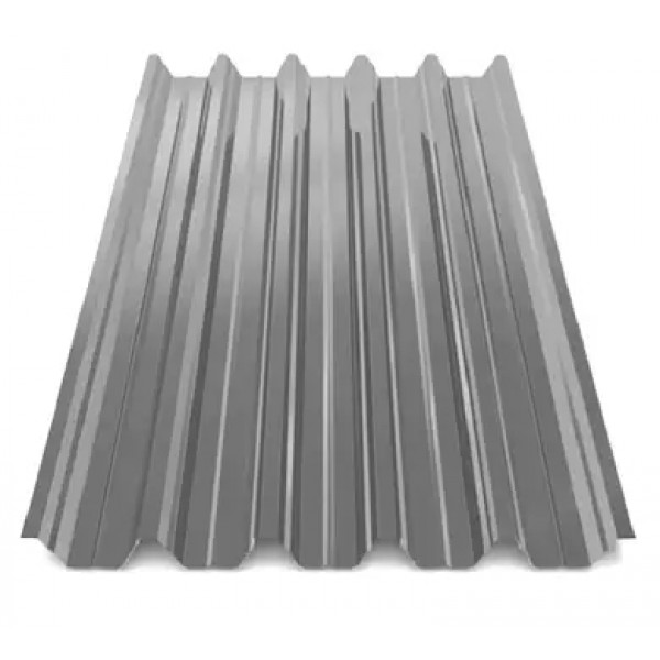 Профнастил Зартмет ПК-35 поліестер UKR Metal Україна 0.45 mm RAL 9006 Металік