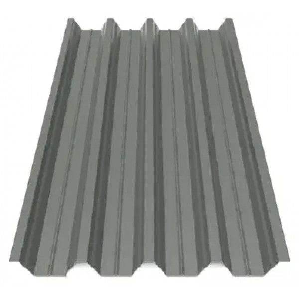 Профнастил Зартмет ПК-57 матполіестер UKR Metal Україна 0.42 mm RAL 7024 Сірий