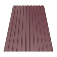 Профнастил Зартмет ПС-10/ПК-10 матполіестер UKR Metal Україна 0.42 mm RAL 3005 Червоний