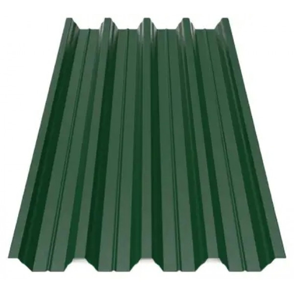 Профнастил Зартмет ПК-57 матполіестер UKR Metal Україна 0.42 mm RAL 6005 Зелений