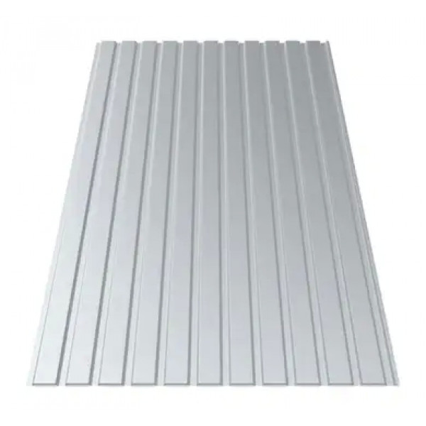 Профнастил Зартмет ПС-10/ПК-10 поліестер Dongbu Корея 0.40 mm RAL 9006 Металік