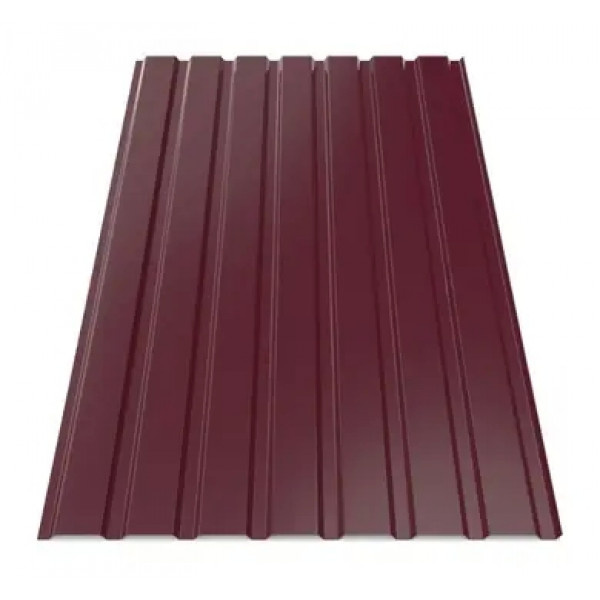 Профнастил Зартмет ПС-15/ПК-15 полиэстер Dongbu Корея 0.45 mm RAL 3005 Красный