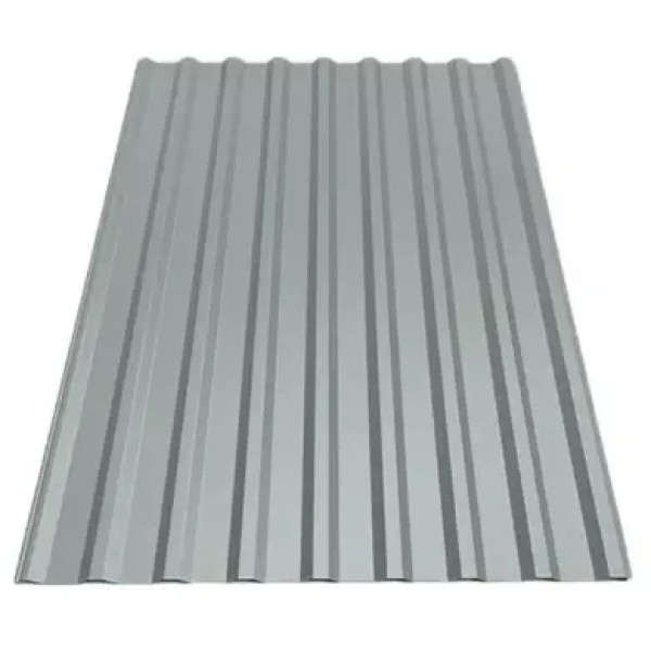 Профнастил Зартмет ПС-20/ПК-20 поліестер Китай 0.45 mm RAL 9006 Металік