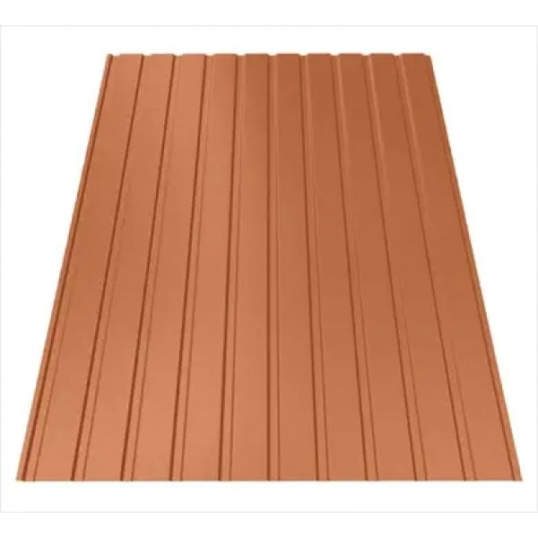 Профнастил Зартмет ПС-7/ПК-7 матполіестер Китай 0.40 mm RAL 8004 Теракота