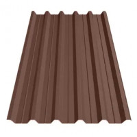 Профнастил Зартмет ПК-35 матполиэстер UKR Metal Украина 0.70 mm RAL 8017 Коричневый
