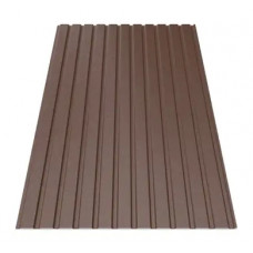 Профнастил Зартмет ПС-10/ПК-10 матполіестер UKR Metal Україна 0.42 mm RAL 8017 Коричневий