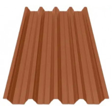 Профнастил Зартмет ПК-57 матполіестер Dongbu Корея 0.42 mm RAL 8004 Теракота