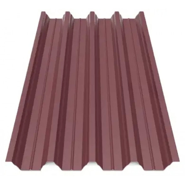 Профнастил Зартмет ПК-57 матполіестер UKR Metal Україна 0.70 mm RAL 3005 Червоний