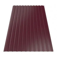 Профнастил Зартмет ПС-10/ПК-10 поліестер UKR Metal Україна 0.45 mm RAL 3005 Червоний