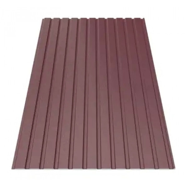 Профнастил Зартмет ПС-10/ПК-10 матполиэстер Dongbu Корея 0.42 mm RAL 3005 Красный