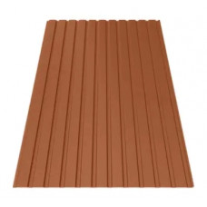 Профнастил Зартмет ПС-10/ПК-10 матполіестер UKR Metal Україна 0.45 mm RAL 8004 Теракота