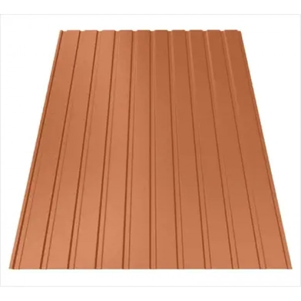 Профнастил Зартмет ПС-7/ПК-7 матполіестер UKR Metal Україна 0.42 mm RAL 8004 Теракота