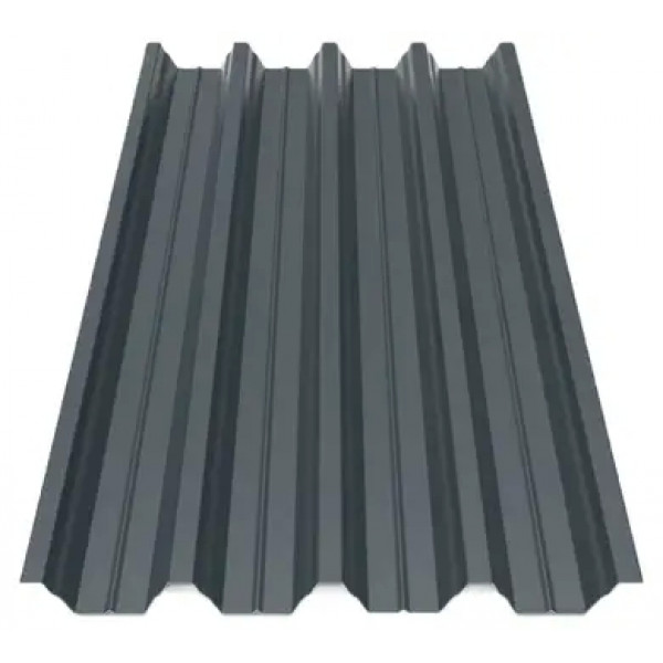 Профнастил Зартмет ПК-57 Pural matt Dongbu Корея 0.45 mm RAL 7016 Графіт