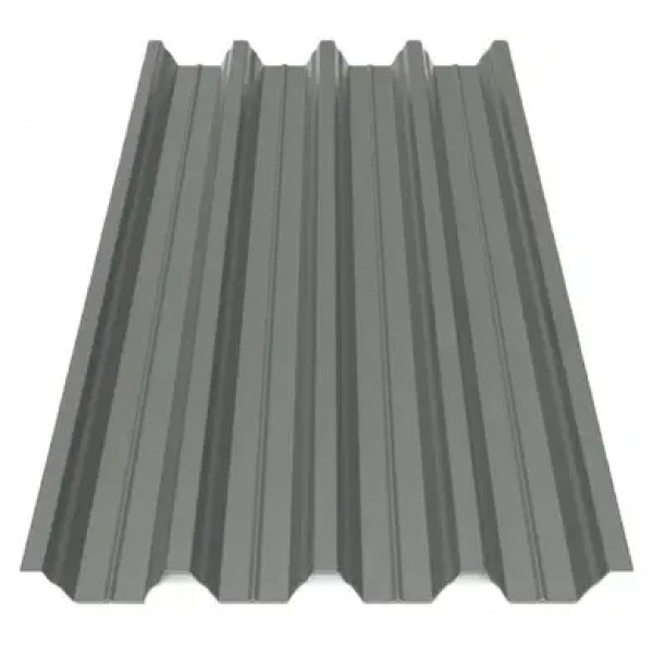 Профнастил Зартмет ПК-57 Pural matt Dongbu Корея 0.45 mm RAL 7024 Сірий