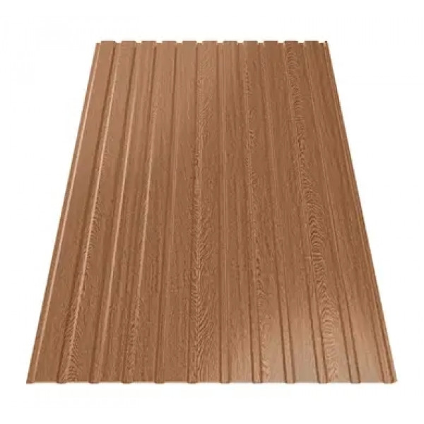 Профнастил Зартмет ПС-10/ПК-10 Printech 3D Dongbu Корея 0.40 mm Світле дерево