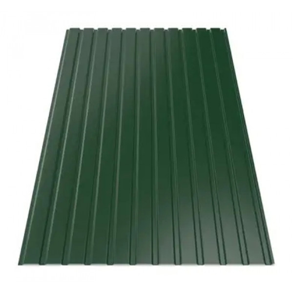 Профнастил Зартмет ПС-10/ПК-10 поліестер Китай 0.45 mm RAL 6005 Зелений