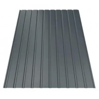 Профнастил Зартмет ПС-7/ПК-7 матполіестер UKR Metal Україна 0.45 mm RAL 7016 Графіт